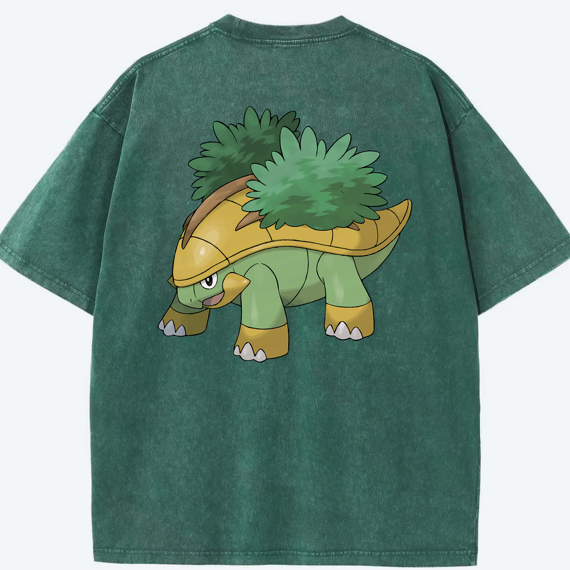 （画像用） ポケットモンスター Pokémon 綿100% ヴィンテージ風 半袖Tシャツ（背面プリント）